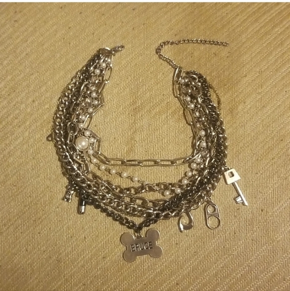 Limited Addition Harlequin  choker, multi-charm necklace.  Cosplay jewelry - Picture 2 of 4